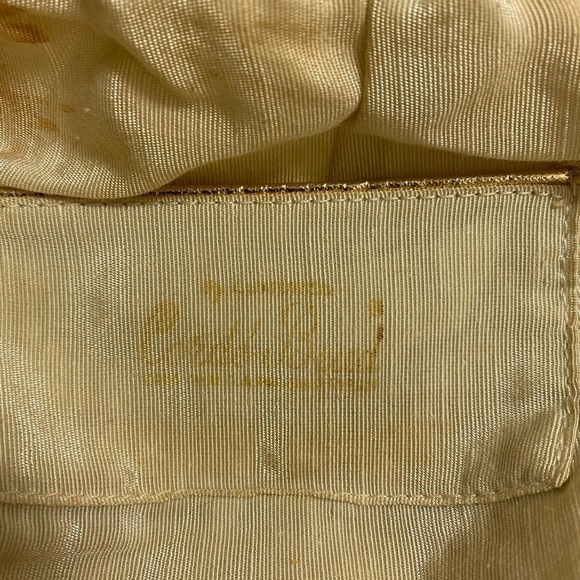 Vintage Corde Bead pearl evening handbag - Picture 3 of 3